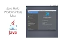 Java Hello World In Intellij Idea