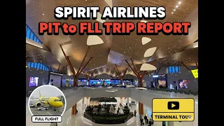 TRIP REPORT Spirit Airlines A320 New PIT Terminal to FLL Full Tour