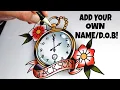 DRAW A POCKET WATCH TATTOO WITH A LOVED ONES