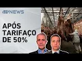 Download Lagu Frigoríficos avaliam suspender exportações de carne aos EUA; Beraldo e D’Avila comentam