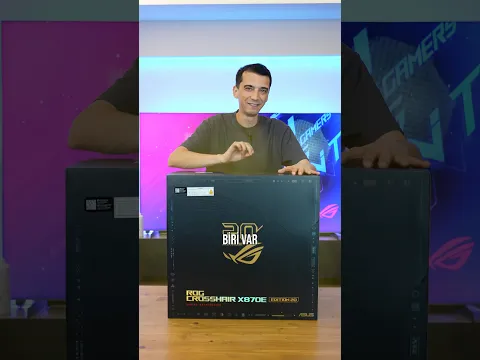 Tanıtım - Asus ROG 20. Yıl özel üretilen anakart kutu açılışı yaptım