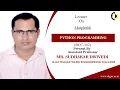 MATPLOTLIB PYTHON PROGRAMMING LECTURE 01 BY MR SUDHAKAR DWIVEDI AKGEC