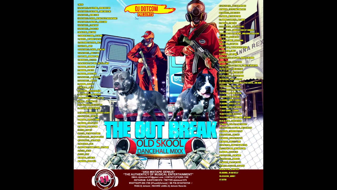 DJ DOTCOM PRESENTS THE OUTBREAK OLD SKOOL DANCEHALL MIX RETRO 2K   SERIES {EXPLICIT VERSION}