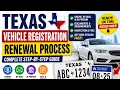 Texas vehicle Registration renewal process