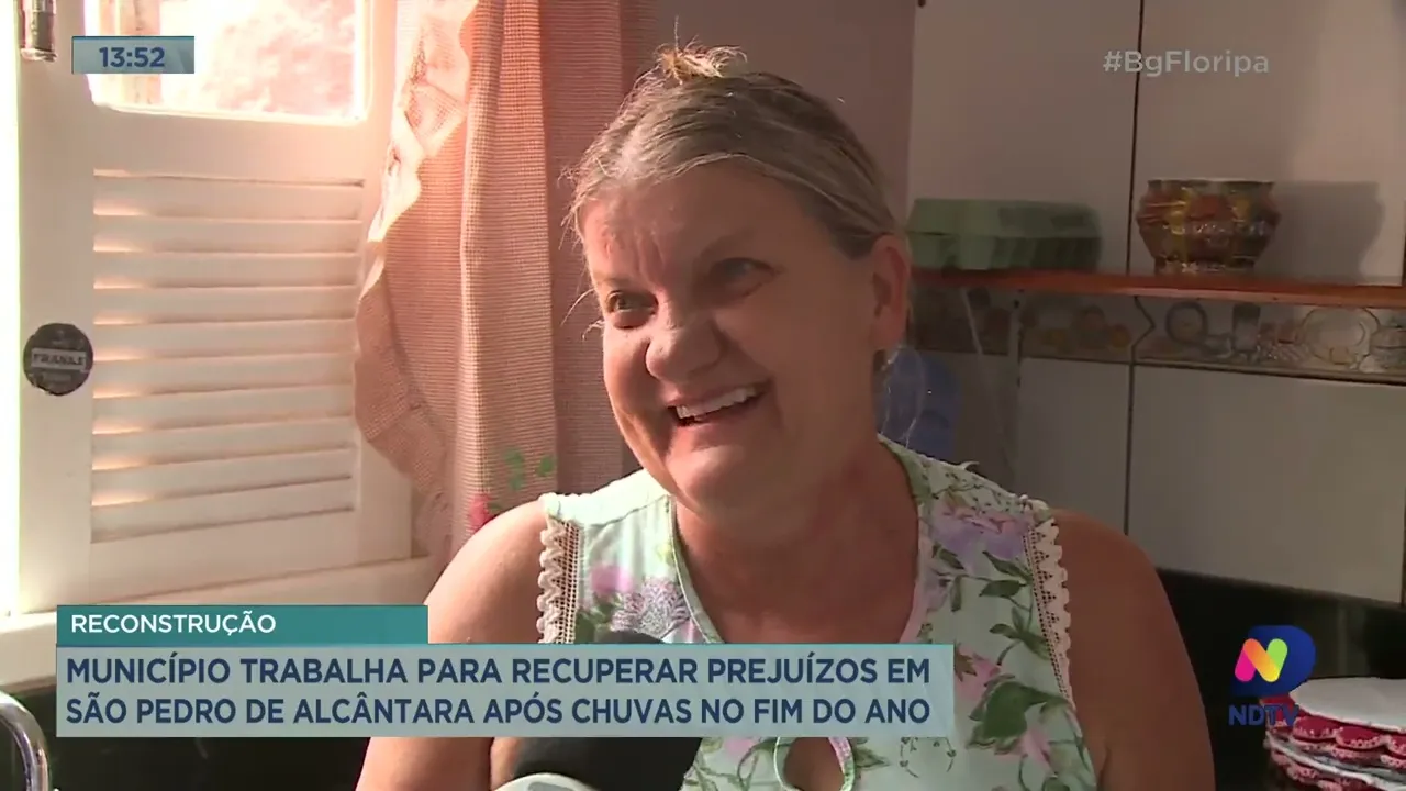 São Pedro de Alcântara intensifica os trabalhos de recuperação dos prejuízos causados pelas chuvas