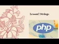 Lesson8 strings in php af-somali