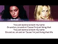 Charli xcx Von dutch a. g. cook remix featuring addison rae Lyrics (Color Coded Lyrics)