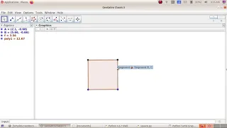 Python Graphics - Square construction