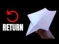 Download Lagu How to Make a Paper Boomerang Plane | Best Paper Airplane Tutorial