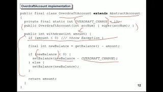 Java interface Bank Account example