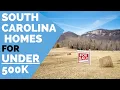 House Hunting South Carolina for under 500 000 - Pendleton Sumter Charleston