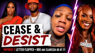 Papoose sends Janky Cease Desist BroRilla vs Claressa Shields media tour lies