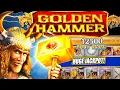 MASSIVE HIGH LIMIT WINNER GOLDEN HAMMER SLOT MACHINE BONUS