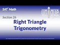 SAT Math 26 Right Triangle Trigonometry