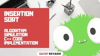 Data Structure 2 - Insertion Sort Algorithm Simulation C Code in Bangla