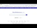 How to Use Wordreference - Short Tutorial