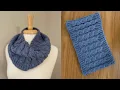 Simple Cable Knit Cowl Easy Cowl Knitting Tutorial Knitting House Square