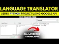language Translator Project Using Python Python Projects Project-5 DECODEIT
