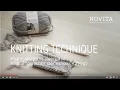 Novita New to Knitting Workshop K2tog knit 2 together decrease right-slanting