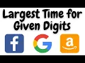 largest time for given digits leetcode september challenge day 1 python solution