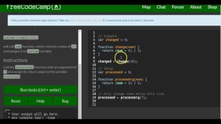 Assignment with a Returned Value freeCodeCamp Basic Javascript