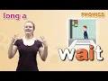 Long Vowels Lesson 4 Long Vowel ai ail ain ait Diphthong 4 Step Phonics