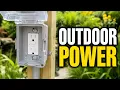 How to Install an Outdoor GFCI Outlet in Your Yard