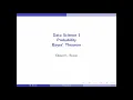 Data Science 1 - Probability 9