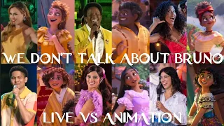 Encanto We Don t Talk About Bruno Live Vs Animation Side By Side Comparison