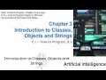 Introduction to Classes Objects and Strings Data Structures Algorithms