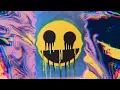 How To Paint A Dripping Smiley Face Acrylic For Beginners Trippy Painting Painting Time-Lapse