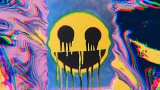 How To Paint A Dripping Smiley Face Acrylic For Beginners Trippy Painting Painting Time-Lapse