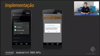 DevBytes Android 4 4 SMS APIs Portuguese