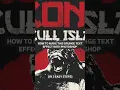 GRUNGE TEXT EFFECT Photoshop tutorial