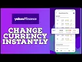 How to Change Currency on Yahoo Finance 2023