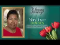 In Loving Memory of Mary Downes - Obituary