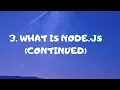 3 Introduction to node js continued Node js tutorial for beginners in bangla part-3