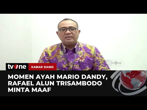 Video Permintaan Maaf Rafael Alun Trisambodo ke Korban Mario Dandy