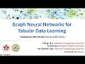 GNNs for Tabular Data Learning Teaser for TheWebConf WWW 2023 Tutorial