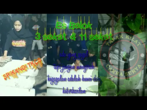 srikandi TKCS mengeksekusi es balok braakkkk