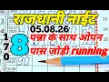 Rajdhani Night Trick Today 2026 Rajdhani Fix Open Jodi Rajdhani Night Trick Chart