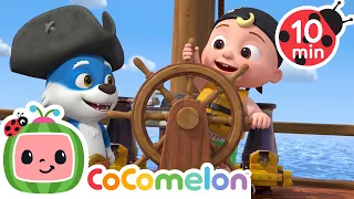 JJ's Pirate Ship | CoComelon JJ's Animal Time | Animal Songs