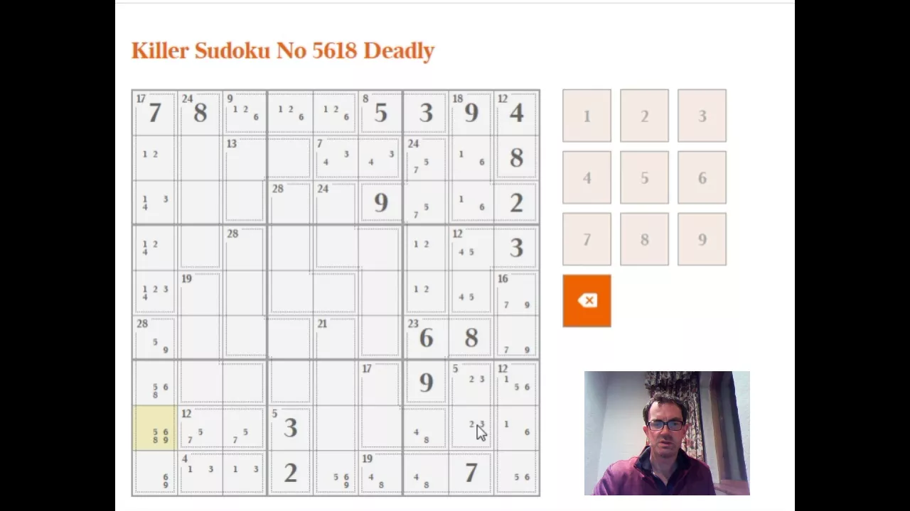 How to solve the Deadly Killer Sudoku