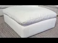 Tanavi Linen Accent Ottoman from Signature Design by Ashley