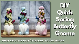 Spring Butterfly Sew Gnome