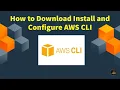 AWS Hands-On Lab How to Download Install and Configure AWS CLI on Windows