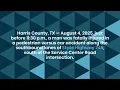 Jorge Garcia Killed in Pedestrian vs Car Accident in Tomball TX