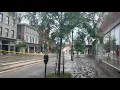 Downtown Barre Vermont after it flooded