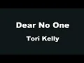 Download Lagu Karaoke♬ Dear No One - Tori Kelly 【No Guide Melody】 Instrumental