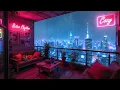 Night Balcony Lofi Hip Hop Radio 🌂🍵  Chill Music Lofi Rain for Focus, Study \u0026 Holiday Calm